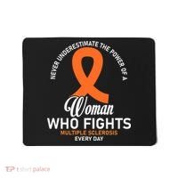 Women Who Fight Multiple Sclerosis Awareness Mousepad thumb 0