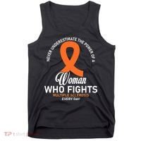 Women Who Fight Multiple Sclerosis Awareness Tank Top thumb 0