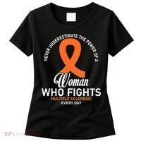 Women Who Fight Multiple Sclerosis Awareness Women's T-Shirt thumb 0