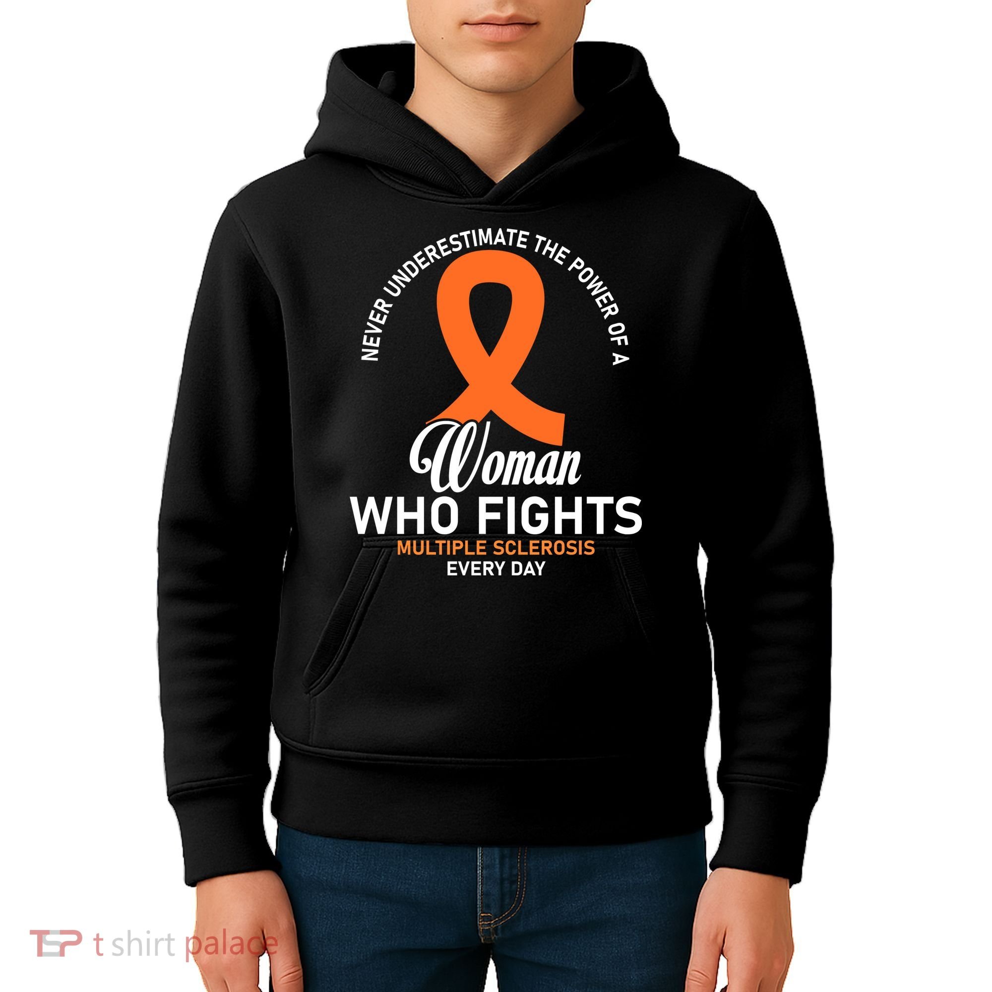 Women Who Fight Multiple Sclerosis Awareness Kids Hoodie
