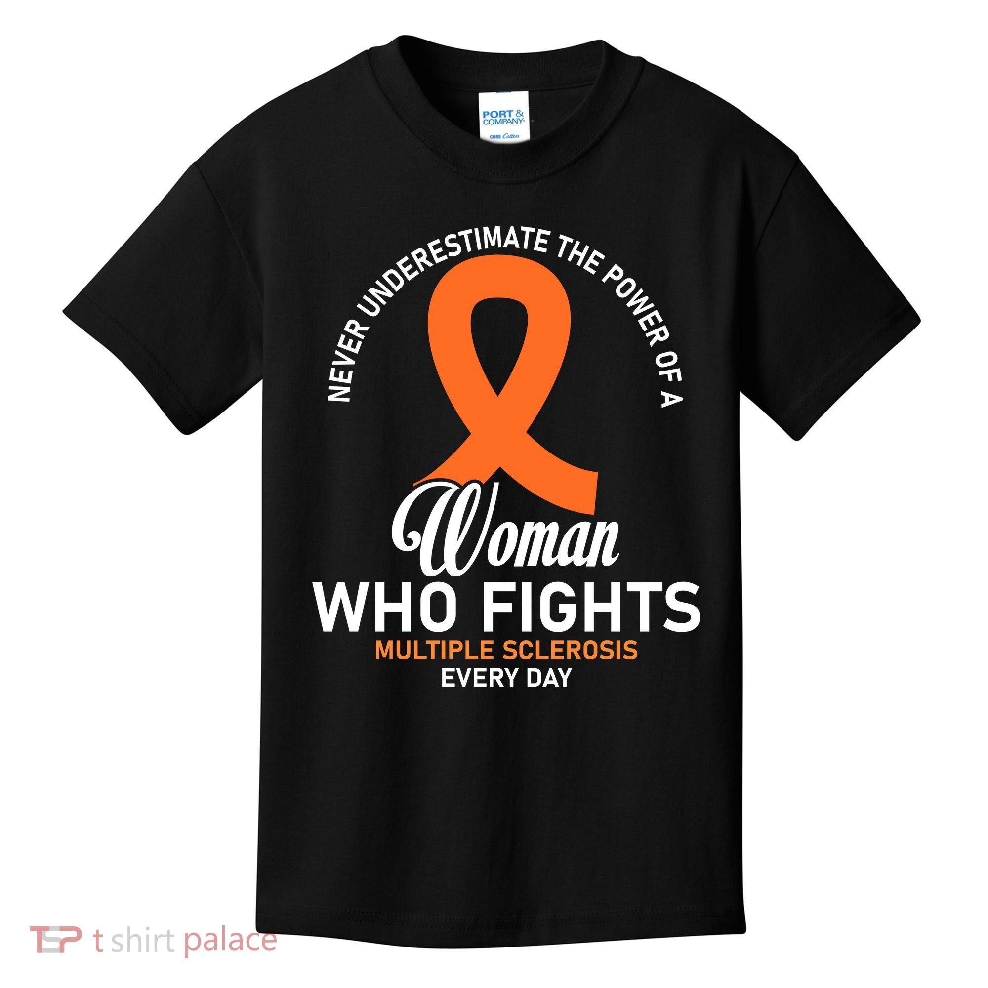Women Who Fight Multiple Sclerosis Awareness Kids T-Shirt