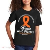 Women Who Fight Multiple Sclerosis Awareness Kids T-Shirt thumb 2