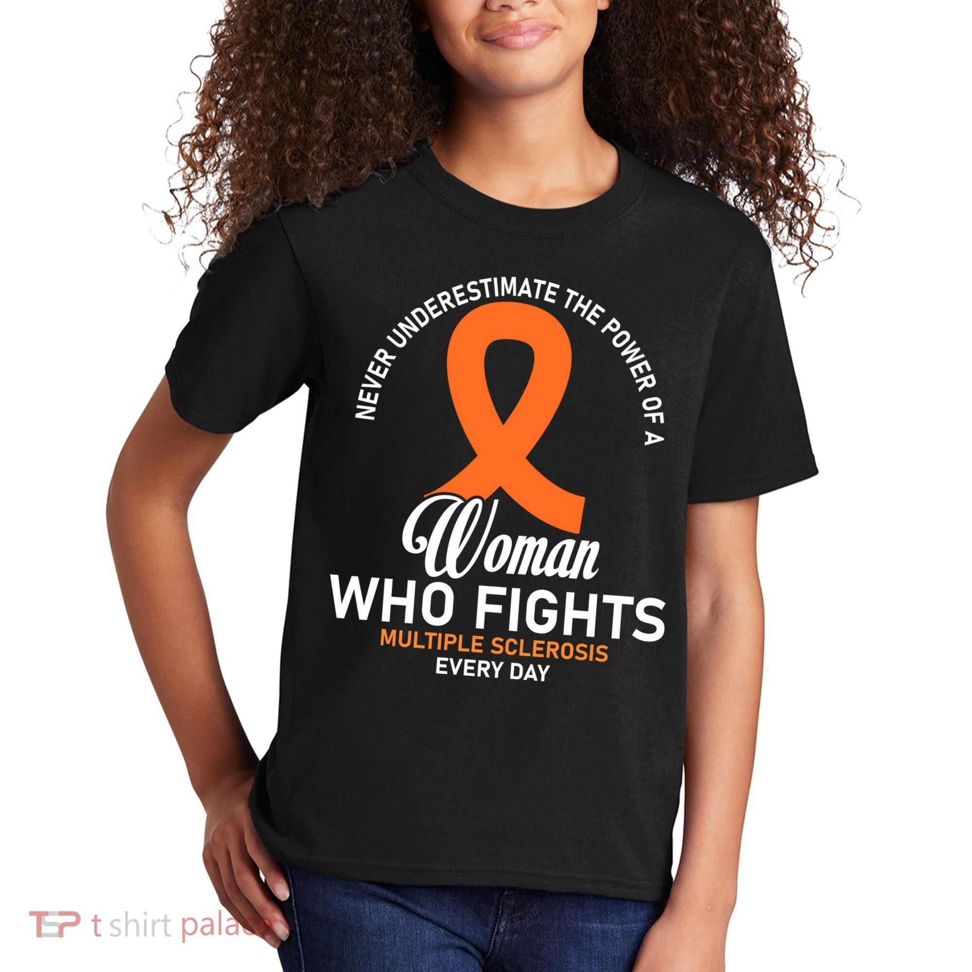 Women Who Fight Multiple Sclerosis Awareness Kids T-Shirt