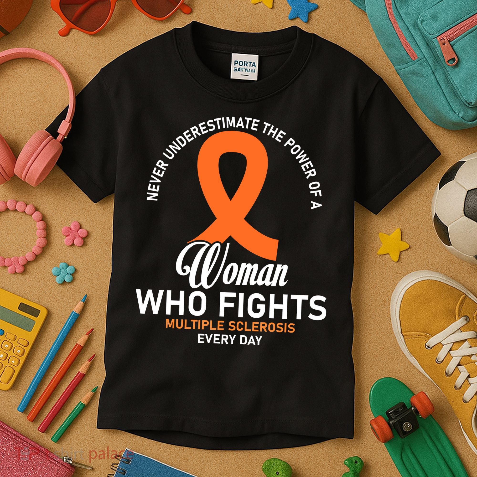Women Who Fight Multiple Sclerosis Awareness Kids T-Shirt