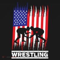 Wrestler Wrestling Fans American Flag Men Women Gift Women's Hoodie thumb 2