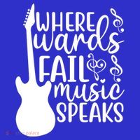 Where Words Fail Music Speaks Great Gift Musical Music Notes Musician Gift Mousepad thumb 1