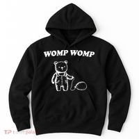 Womp Womp Funny Quote Cartoon Bear Hoodie thumb 0