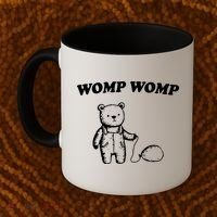 Womp Womp Funny Quote Cartoon Bear Coffee Mug thumb 2