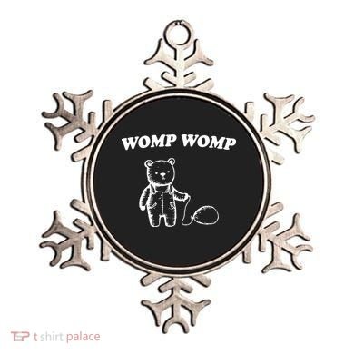 Womp Womp Funny Quote Cartoon Bear Ornament