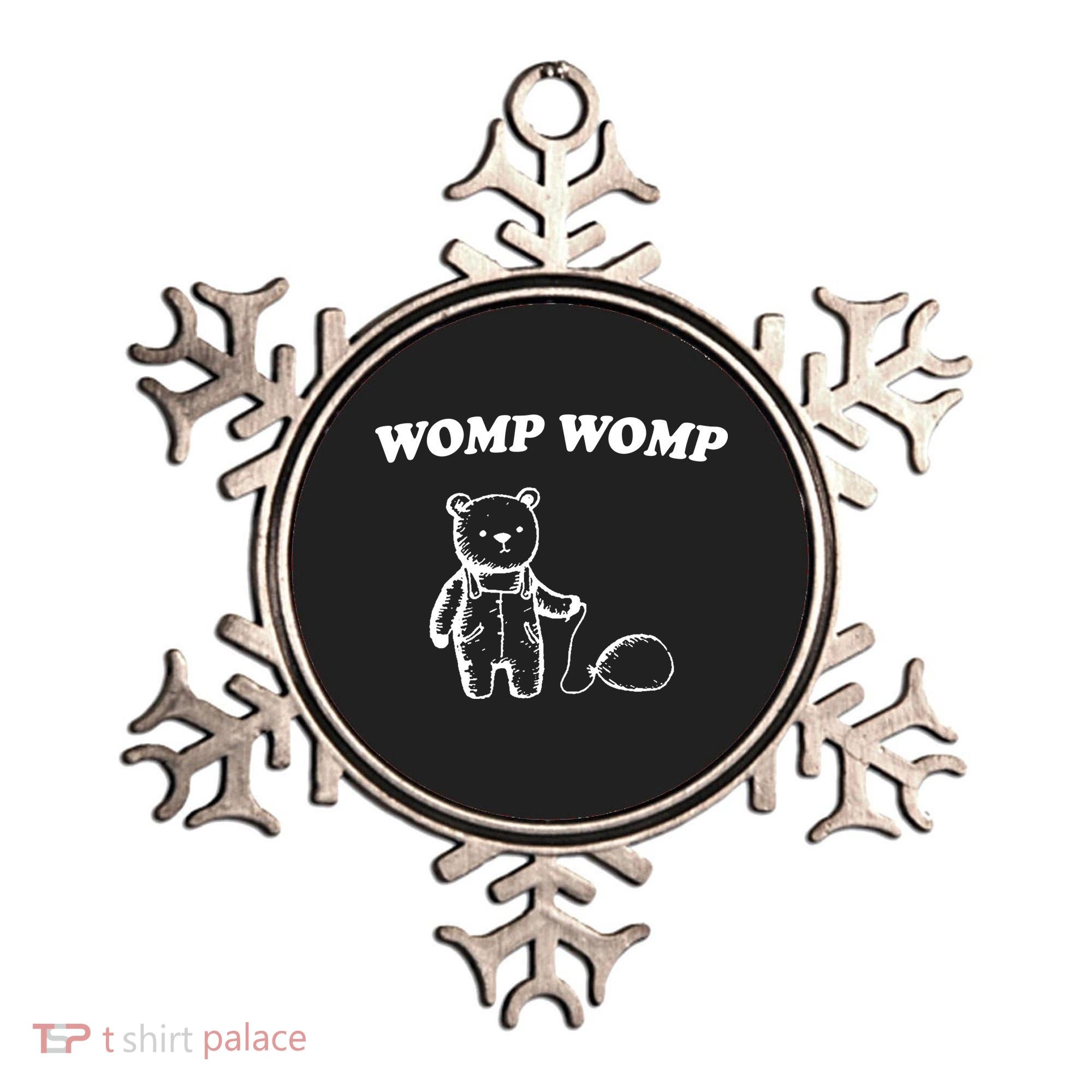 Womp Womp Funny Quote Cartoon Bear Ornament