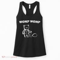 Womp Womp Funny Quote Cartoon Bear Women's Tank Top thumb 0