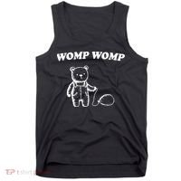 Womp Womp Funny Quote Cartoon Bear Tank Top thumb 0