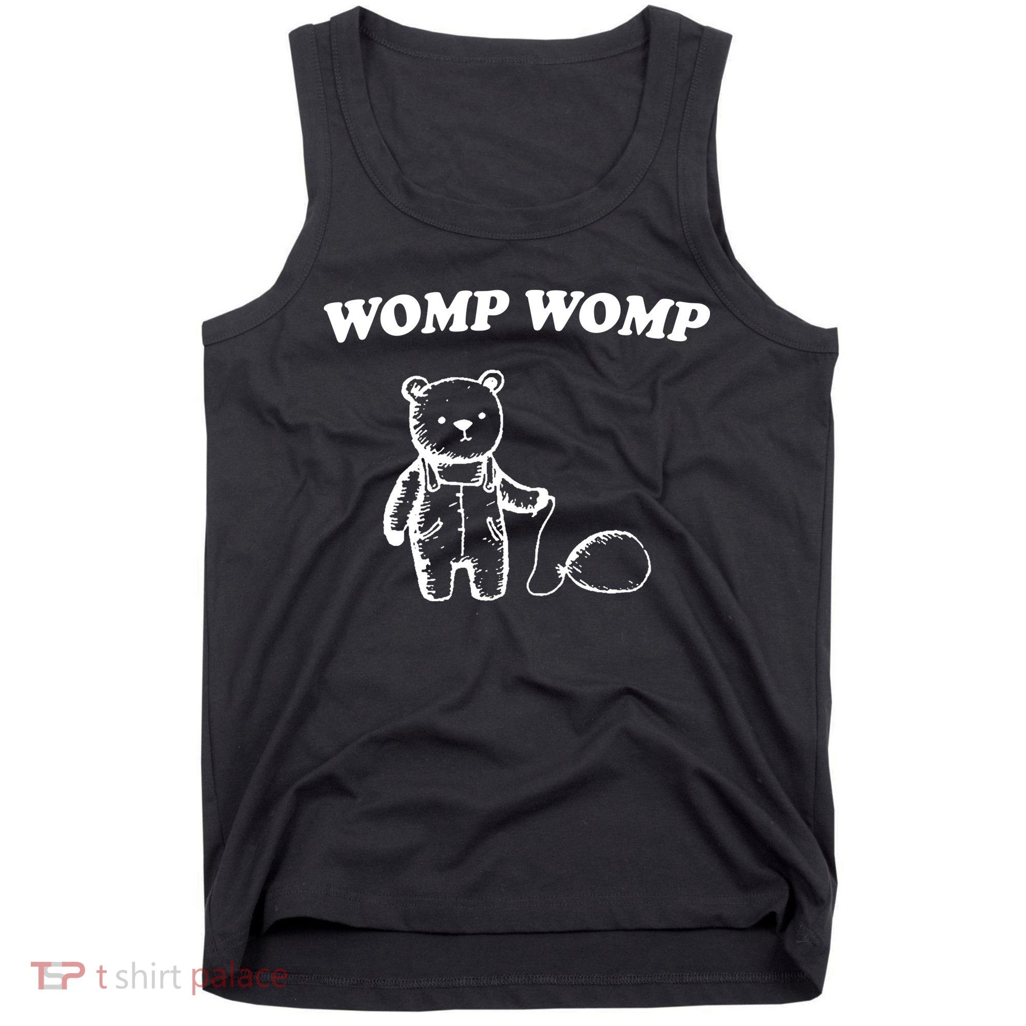 Womp Womp Funny Quote Cartoon Bear Tank Top