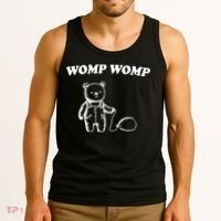 Womp Womp Funny Quote Cartoon Bear Tank Top thumb 3