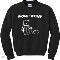 Womp Womp Funny Quote Cartoon Bear Kids Sweatshirt thumb 0