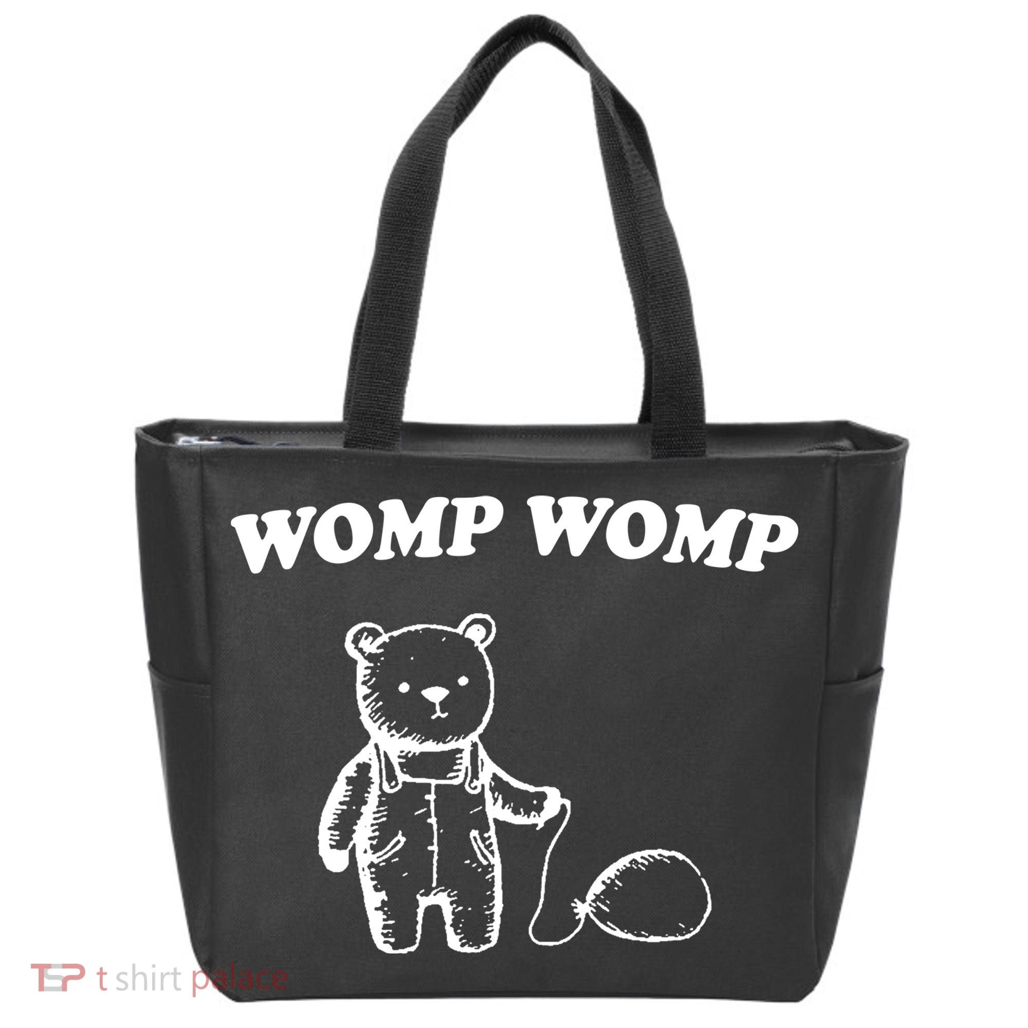 Womp Womp Funny Quote Cartoon Bear Tote Bag