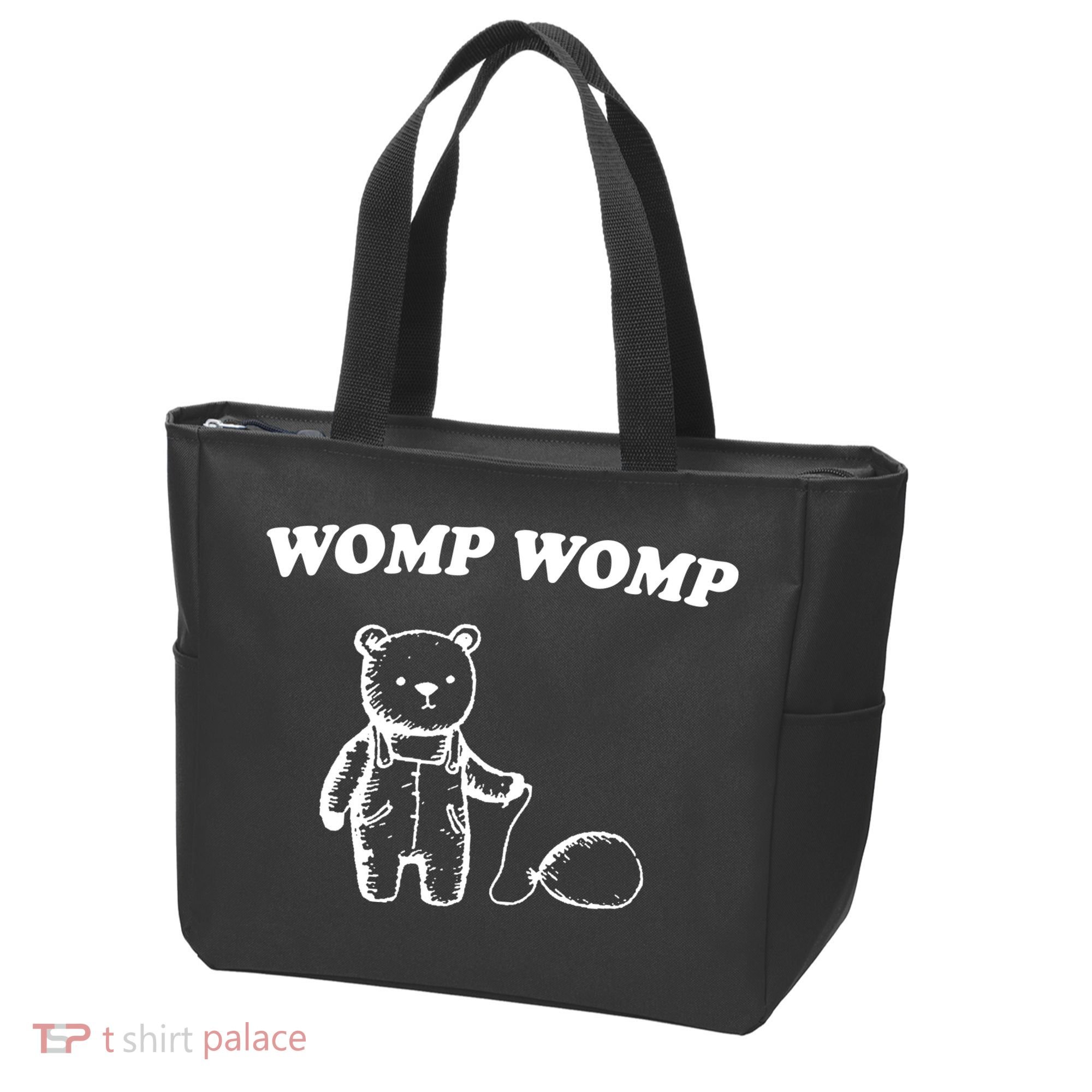 Womp Womp Funny Quote Cartoon Bear Tote Bag