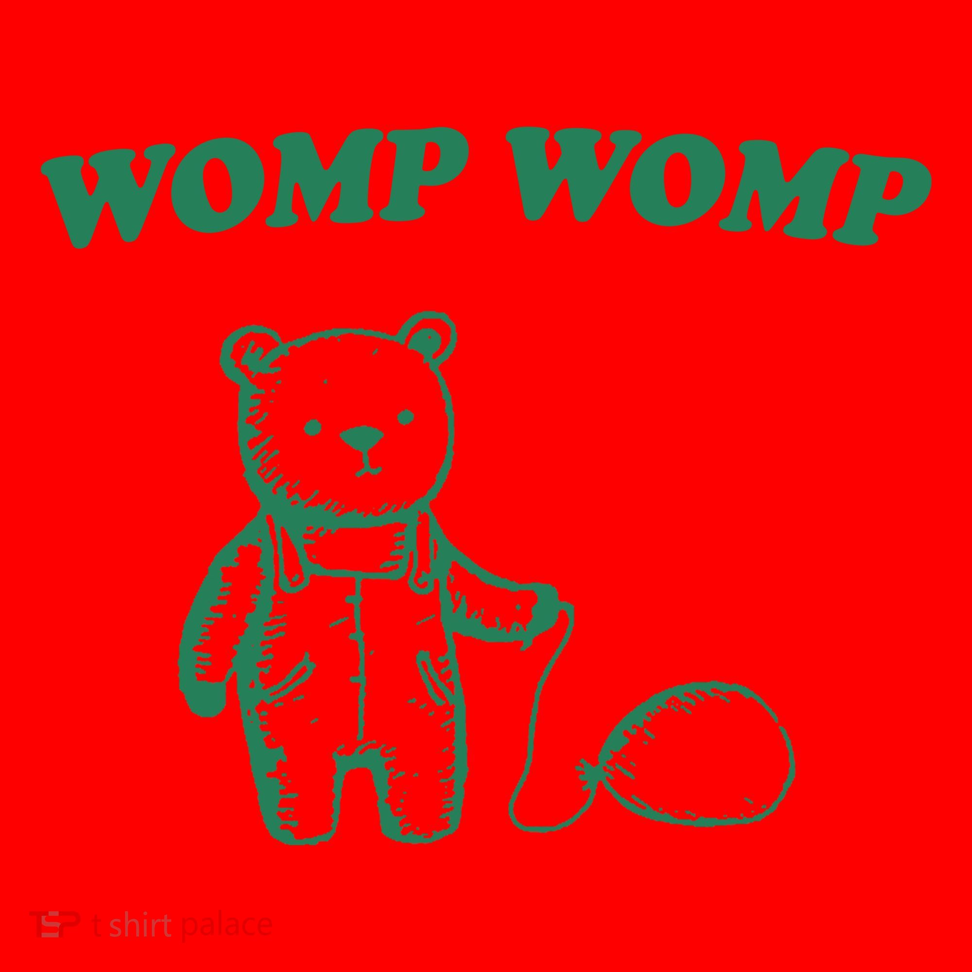 Womp Womp Funny Meme Bear Santa Hat