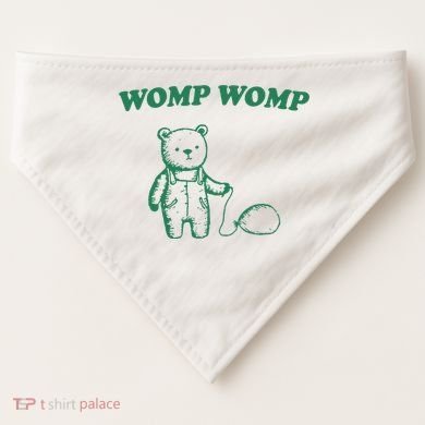Womp Womp Funny Meme Bear USA-Made Doggie Bandana