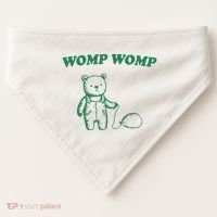 Womp Womp Funny Meme Bear USA-Made Doggie Bandana thumb 0
