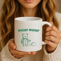 Womp Womp Funny Meme Bear Coffee Mug thumb 3