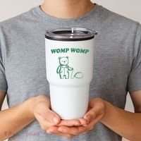 Womp Womp Funny Meme Bear Tumbler thumb 2