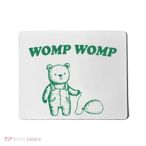Womp Womp Funny Meme Bear Mousepad in the selected color