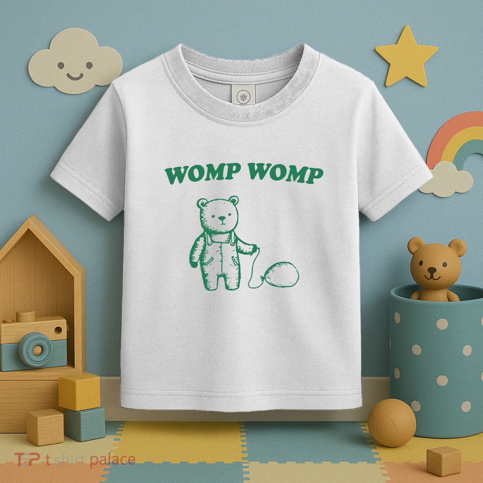 Womp Womp Funny Meme Bear Toddler T-Shirt