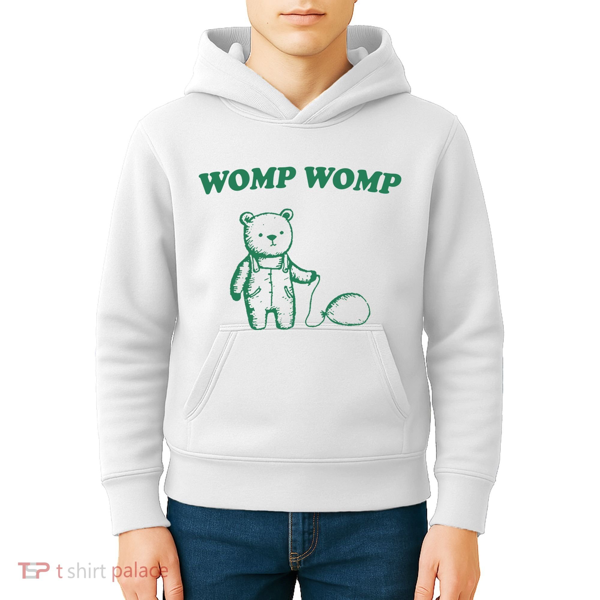 Womp Womp Funny Meme Bear Kids Hoodie