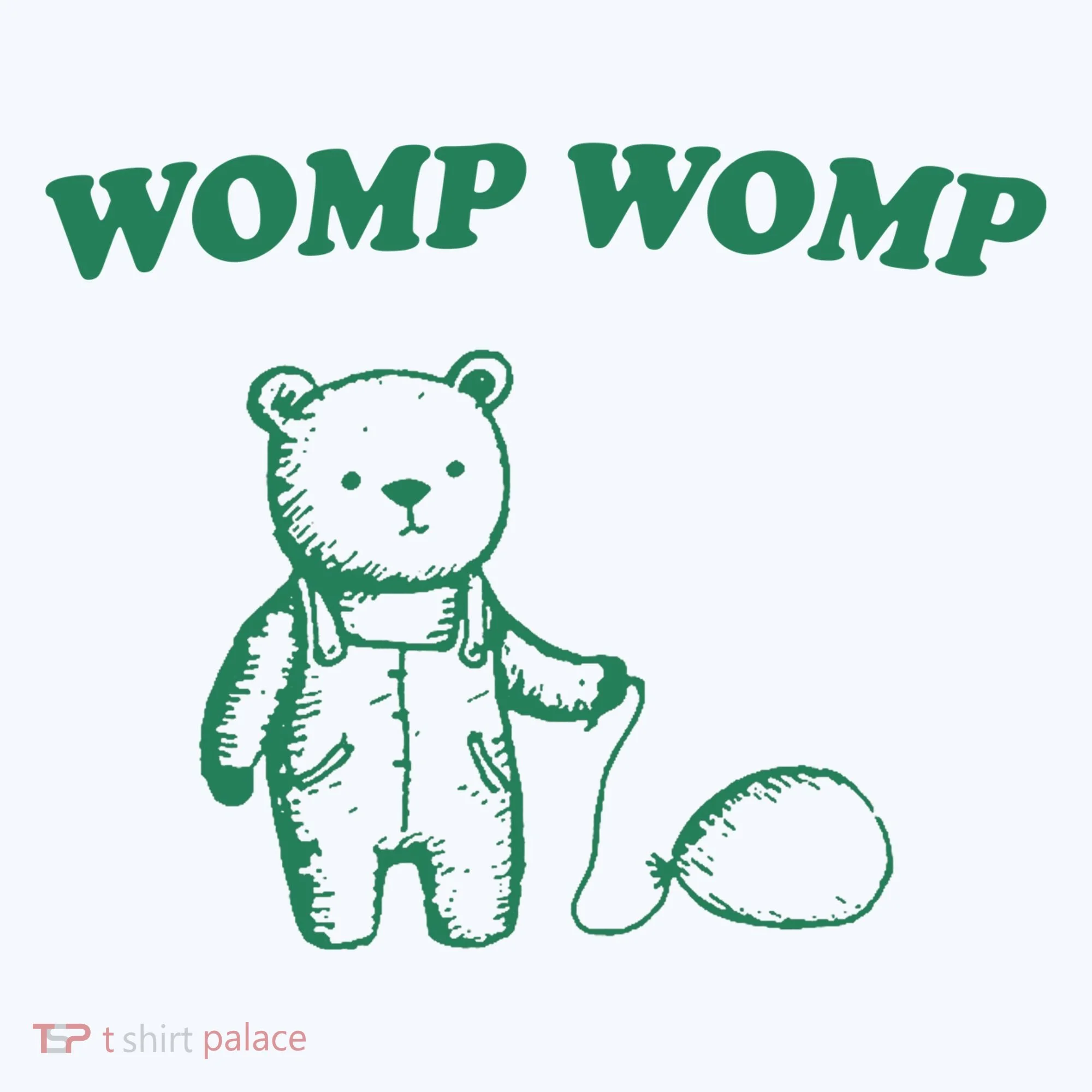 Womp Womp Funny Meme Bear Kids Long Sleeve Shirt