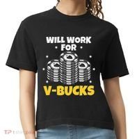 Will Work For Bucks V Gaming Gifts For Rpg Comfort Colors Boxy T-Shirt thumb 0