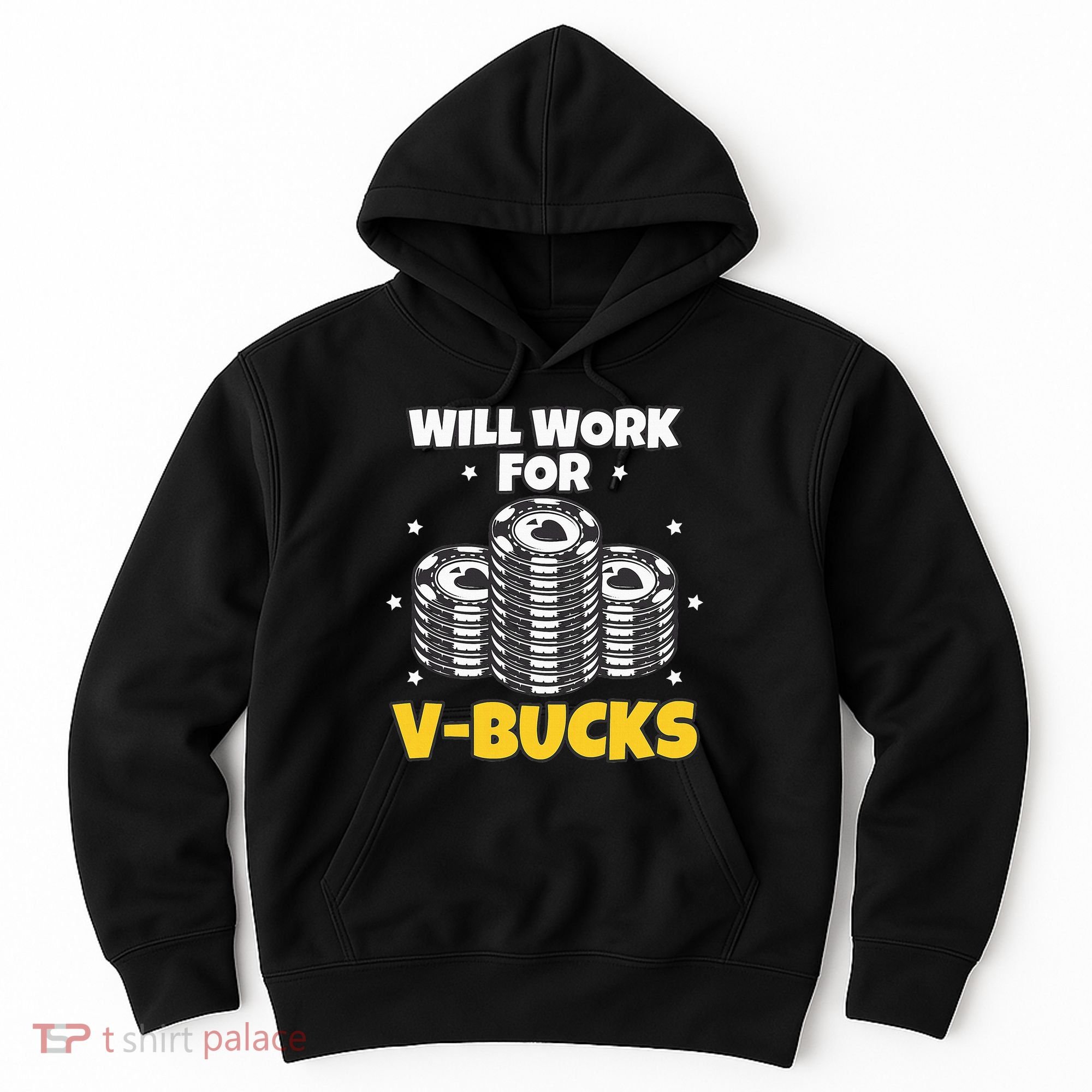 Will Work For Bucks V Gaming Gifts For Rpg Hoodie