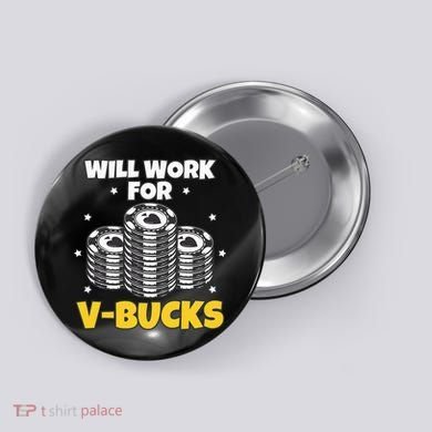 Will Work For Bucks V Gaming Gifts For Rpg Button