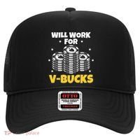 Will Work For Bucks V Gaming Gifts For Rpg Hat thumb 0