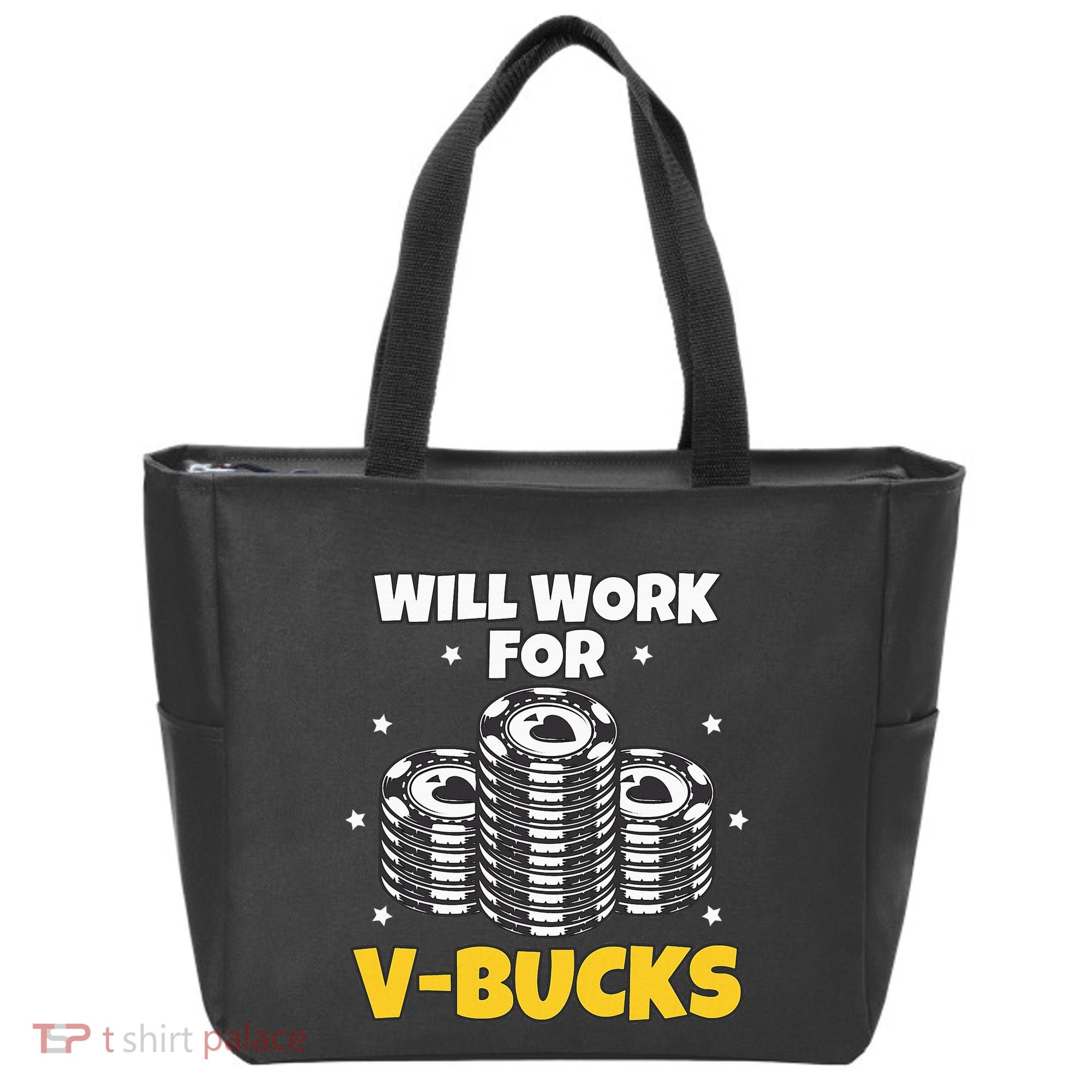 Will Work For Bucks V Gaming Gifts For Rpg Tote Bag