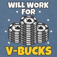 Will Work For Bucks V Gaming Gifts For Rpg Comfort Colors Garment-Dyed Hooded Sweatshirt thumb 2
