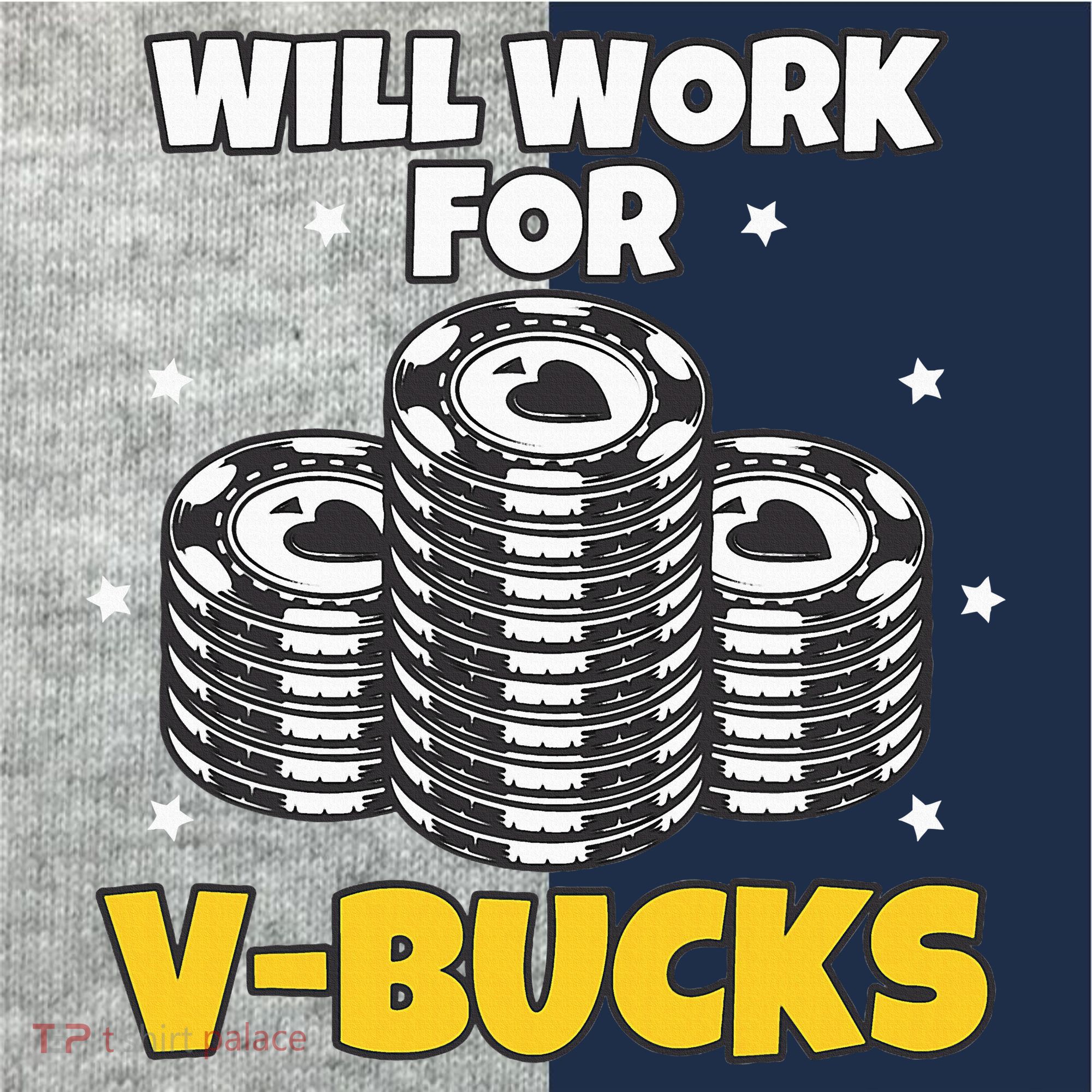 Will Work For Bucks V Gaming Gifts For Rpg Kids Colorblock Raglan Jersey