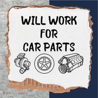 Will work for car parts car enthusiast muscle car Kids Colorblock Raglan Jersey thumb 2