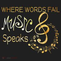 Where Words Fail Music Speaks Musical Music Notes Tumbler thumb 3