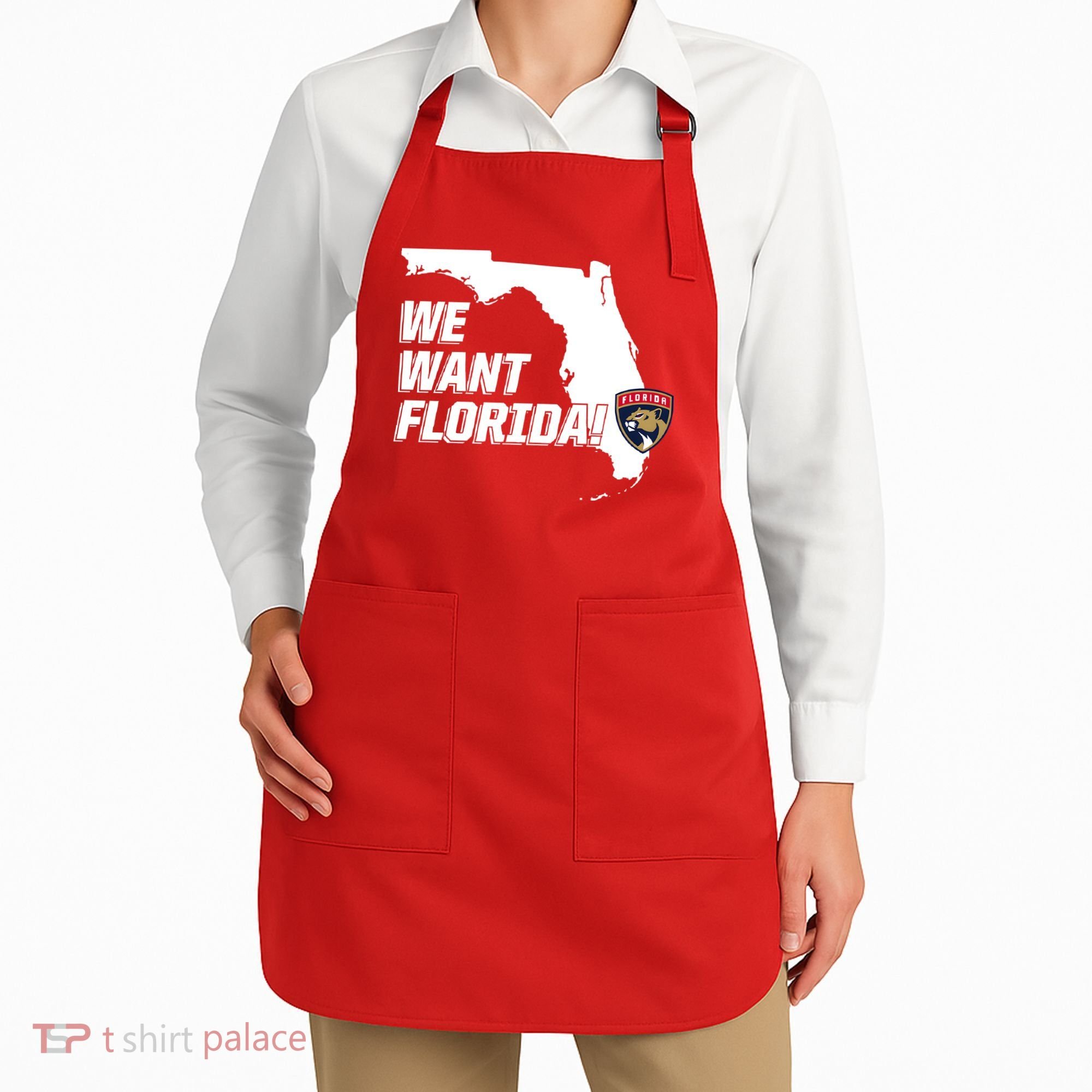 We Want Florida Apron