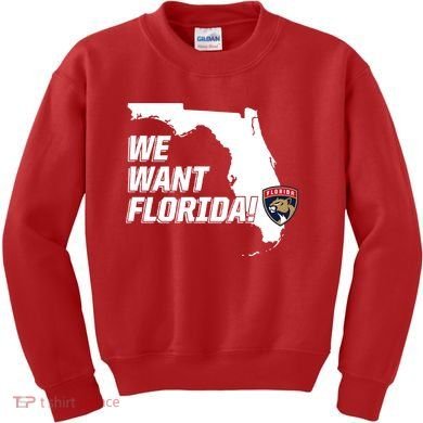 We Want Florida Kids Sweatshirt