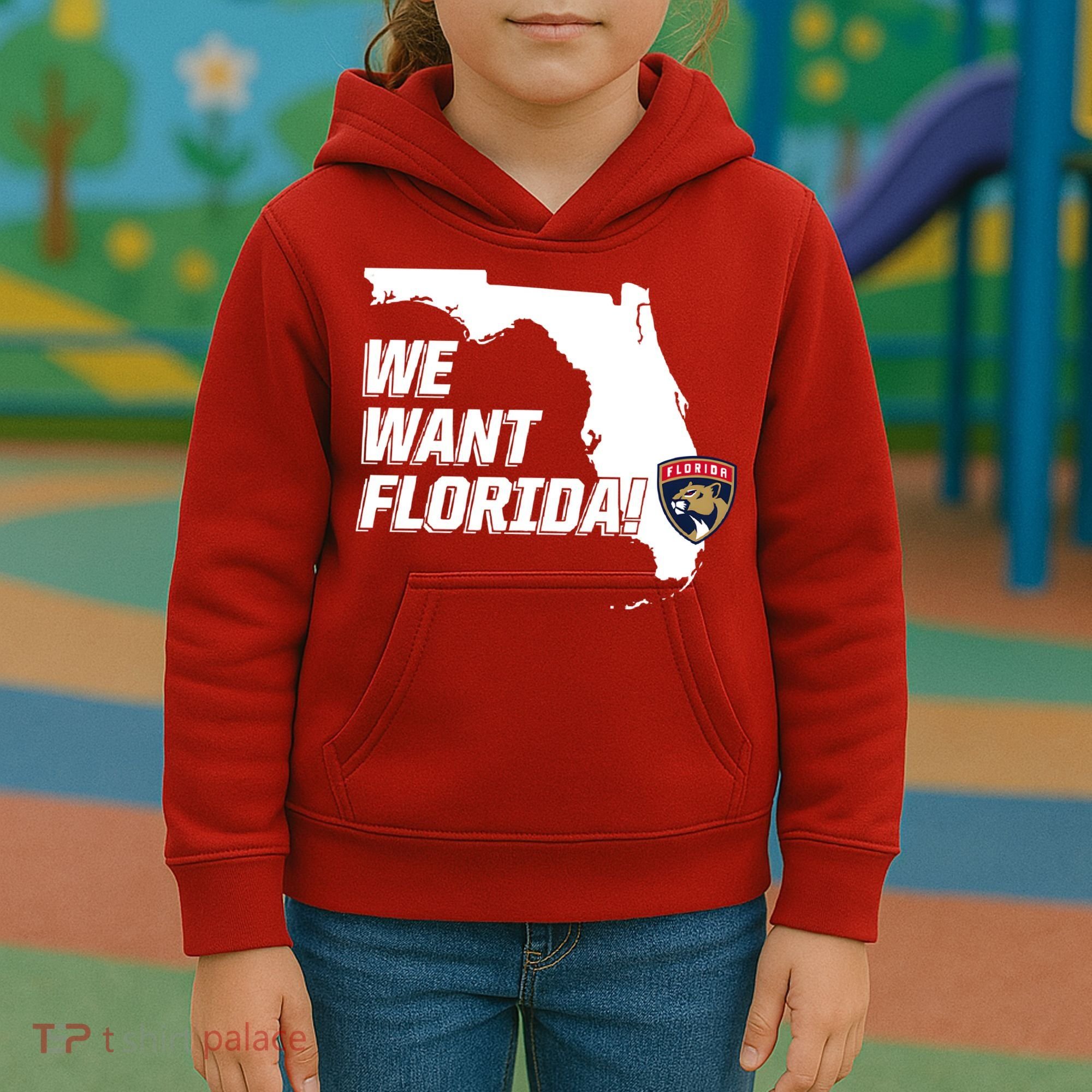 We Want Florida Kids Hoodie