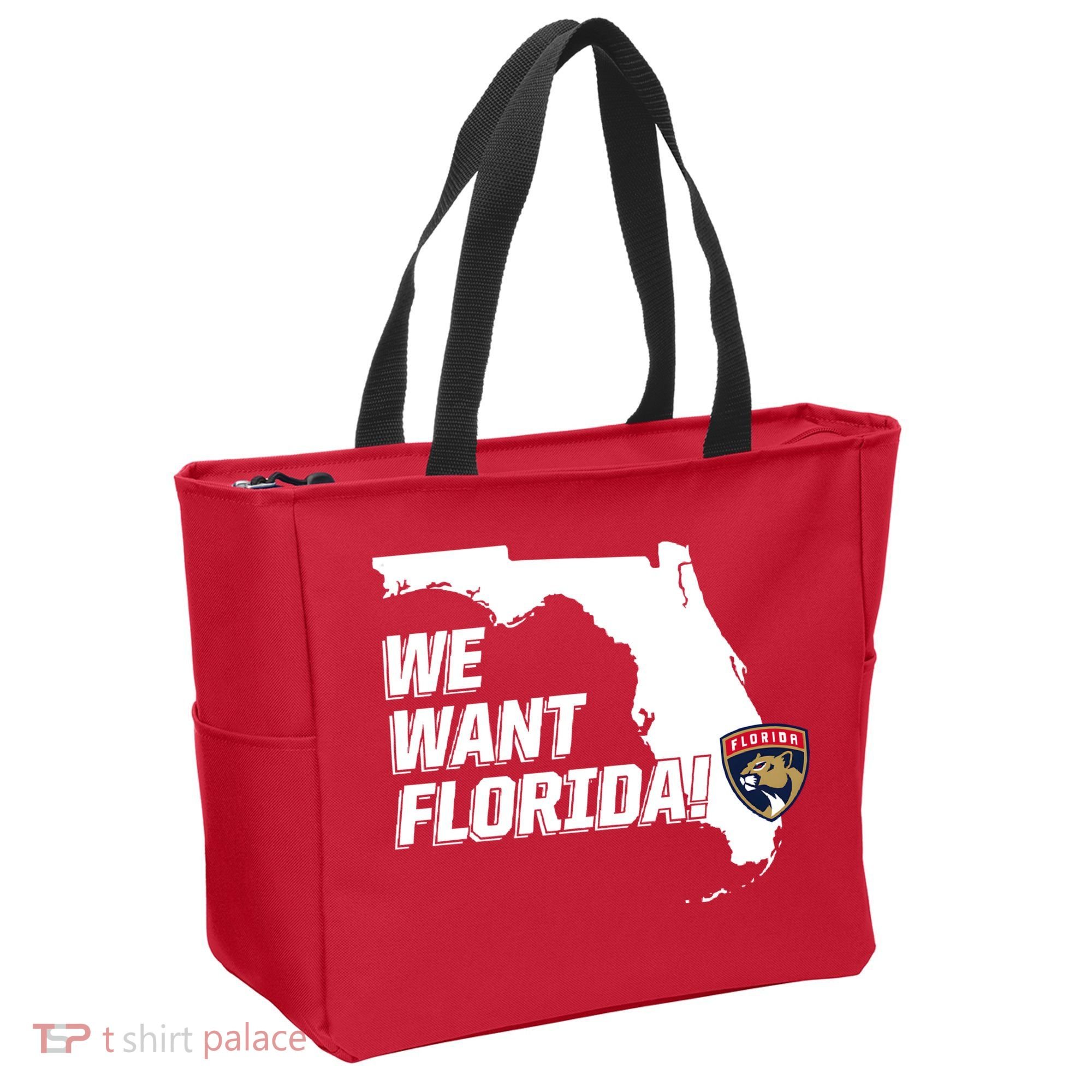 We Want Florida Tote Bag