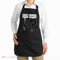 Wait What Funny Grammar Questioning Punctuation Apron thumb 2