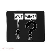Wait What Funny Grammar Questioning Punctuation Mousepad thumb 0