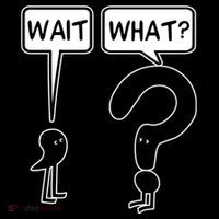 Wait What Funny Grammar Questioning Punctuation Mousepad thumb 1