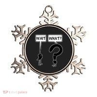 Wait What Funny Grammar Questioning Punctuation Ornament thumb 0