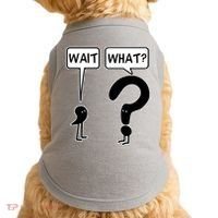 Wait What Funny Grammar Questioning Punctuation Doggie Tank thumb 0
