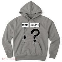 Wait What Funny Grammar Questioning Punctuation Hoodie thumb 0