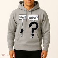 Wait What Funny Grammar Questioning Punctuation Hoodie thumb 2